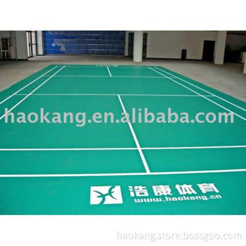 Portable PVC Badminton Floor with BWF Confirmed